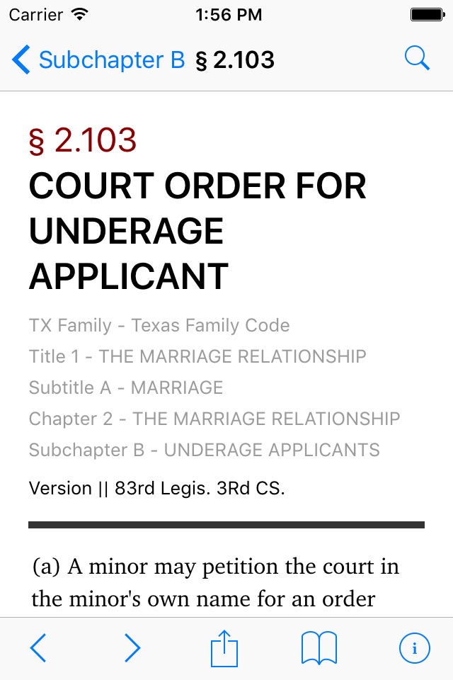 Texas Family Code (LawStack's TX Law/Statutes) screenshot 2