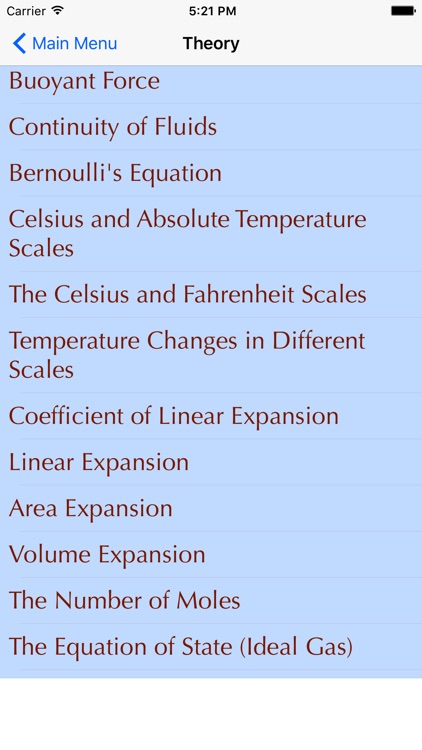 Thermodynamics Formulas