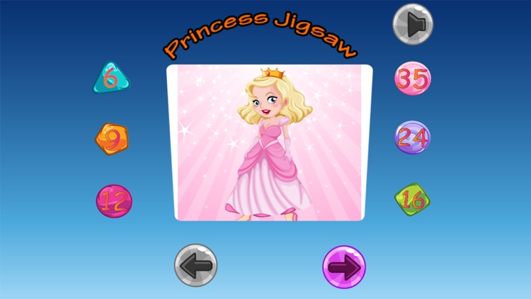 Princess Jigsaw Puzzle for Girls and Kids