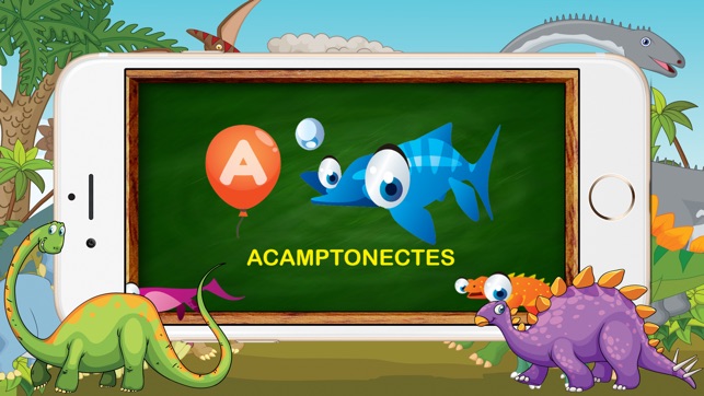 A-Z Dinosaur Alphabet Trace Flashcards for Toddler(圖3)-速報App