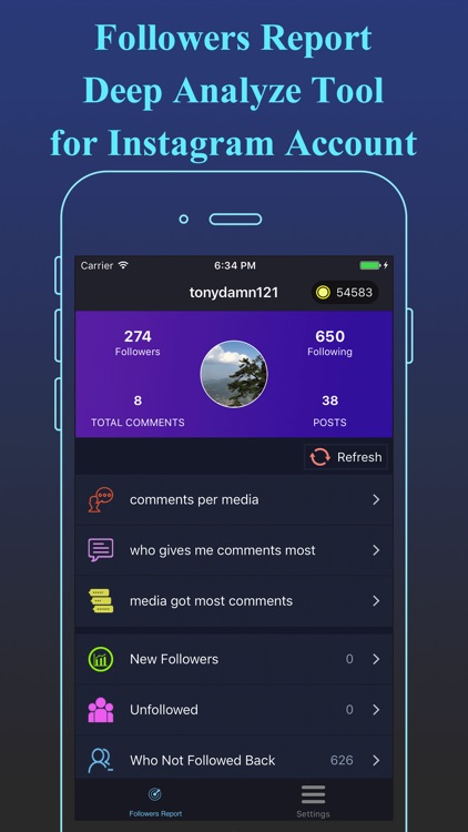 Followers Report: Get Comments for Instagram Likes