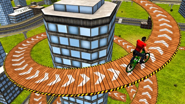 Rooftop BMX Bicycle Stunt Rider - Cycle Simulation(圖4)-速報App