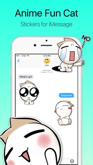 Anime Fun Cat Stickers(圖1)-速報App