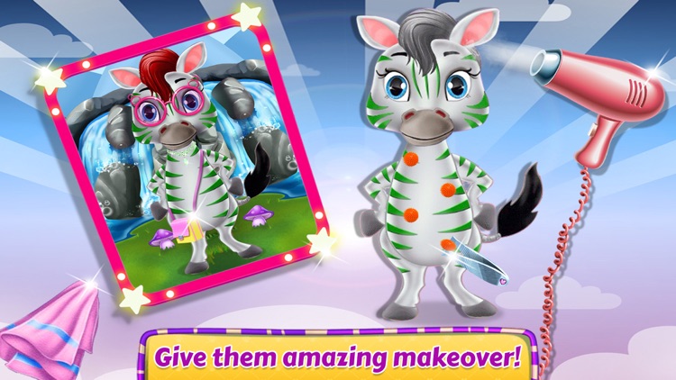 Animal Hair Salon - Baby Pets Makeover Girls Games screenshot-3