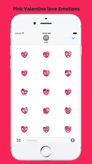 Pink Valentine Love Sticker for iMessage(圖2)-速報App