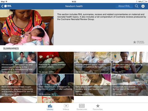 The WHO Reproductive Health Library screenshot 4
