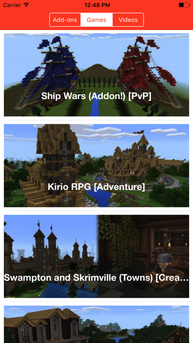 Screenshots of TNT Add Ons Mini Games For Minecraft PE for iPhone