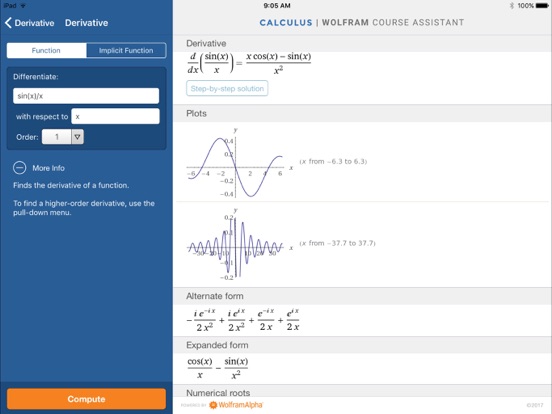Wolfram Calculus Course Assistant