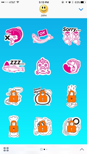 Fish Escape from Divers Stickers(圖3)-速報App