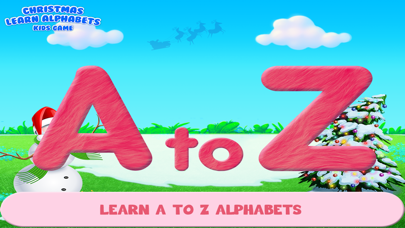 Christmas Learn Alphabets Kids Game screenshot 2