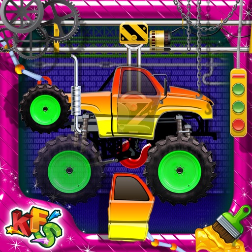 Monster Truck Factory- Crazy Mechanics Garage iOS App