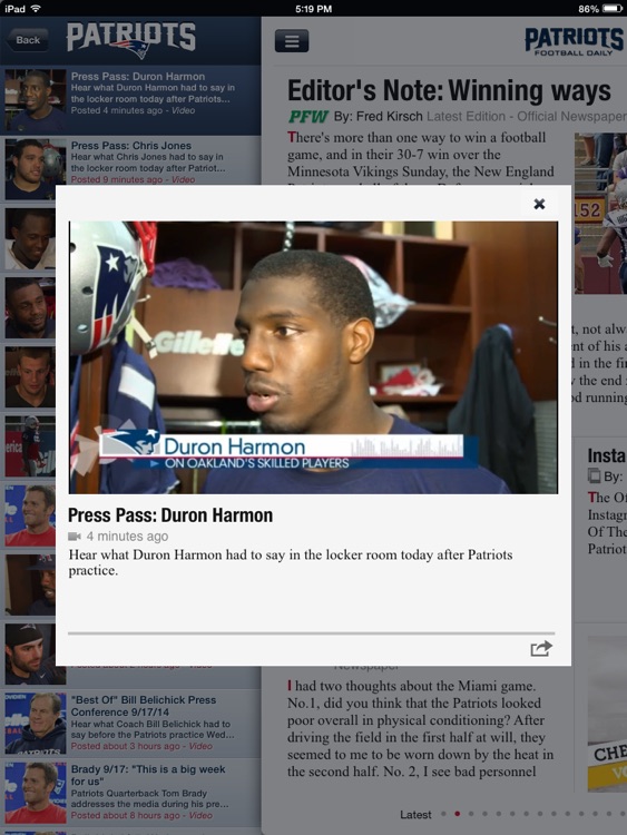 Patriots Football Daily