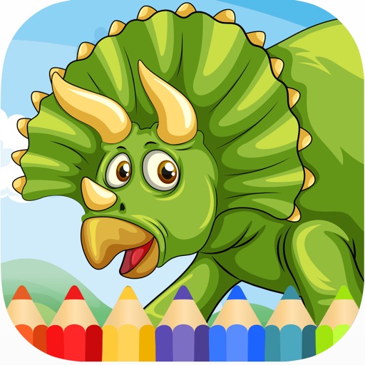 Dinosaur World Park Coloring Game Jurassic for Kid iOS App