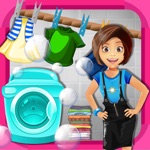 Girls Laundry Washing- Clothes Cleanup  Wash Game