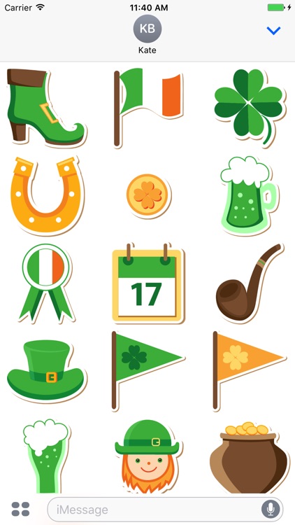 St Patrick's Day Awesome Sticker Pack