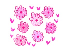 Flower Words - Text Message Stickers Pack 1