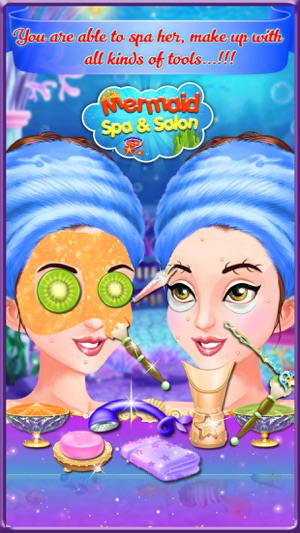 Mermaid Spa Salon Makeover Girls Game(圖1)-速報App