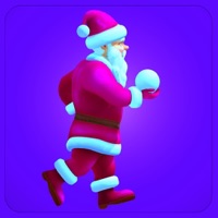 Santa Claus-Playing Snowballs