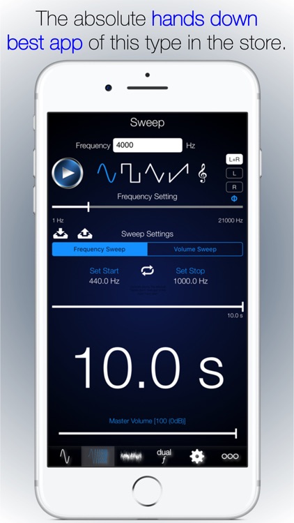 Audio Signal Generator including Sweeps & Noise