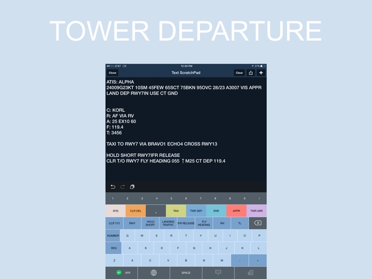 FFKeyboard - An Aviation Keyboard for ForeFlight screenshot-3