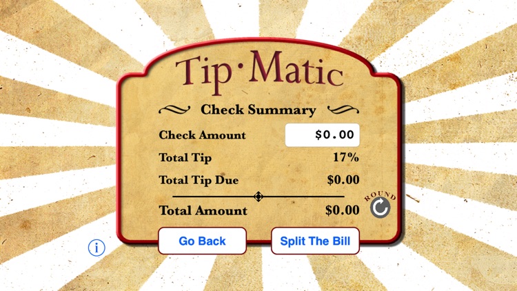 TipMatic Tip Calculator