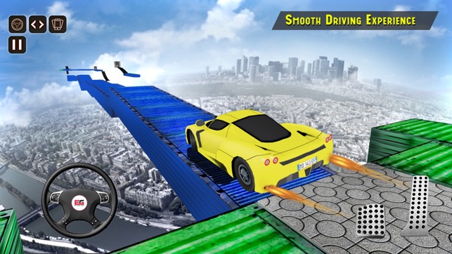 Roof Jumping Car Stunts : Impossible Tracks Driver(圖2)-速報App