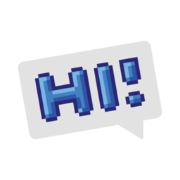 Pixel Talk stickers by Carterson