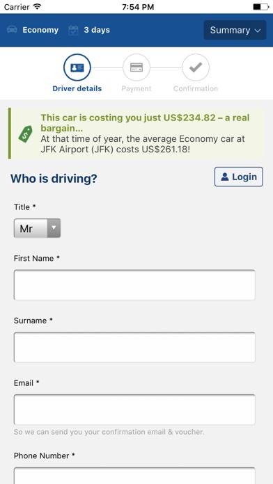 Rental Car Price Finder: Search Rent a Car Prices screenshot 4