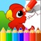 Coloring Book for Toddlers Kids Boys & Girls, the BEST iOS coloring, drawing, doodling fun FREE APP for kids