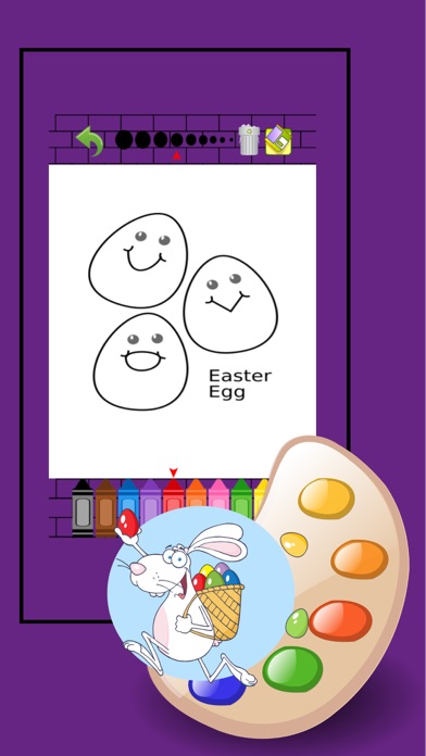 How to cancel & delete Easter Bunny Coloring Pages - Easy Drawings Kid from iphone & ipad 3
