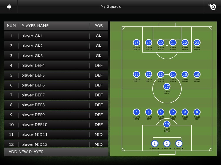 Mourinho Tactical Board