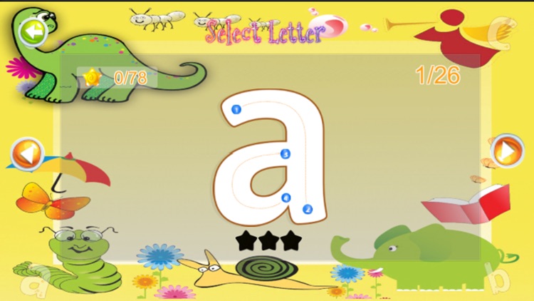 Alphabet abc tracing