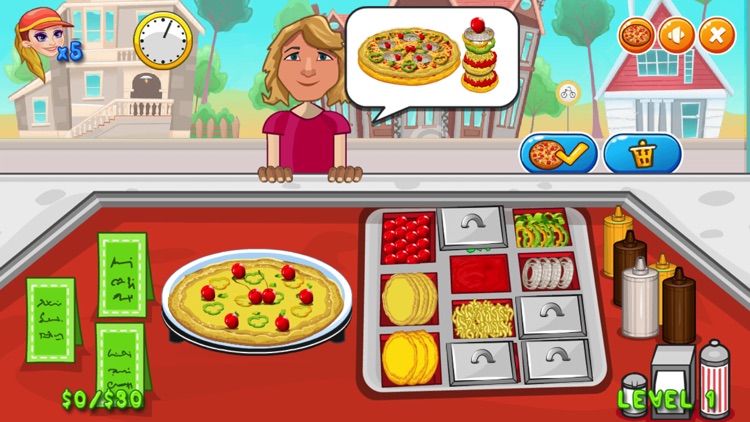 Pizza Shop Game