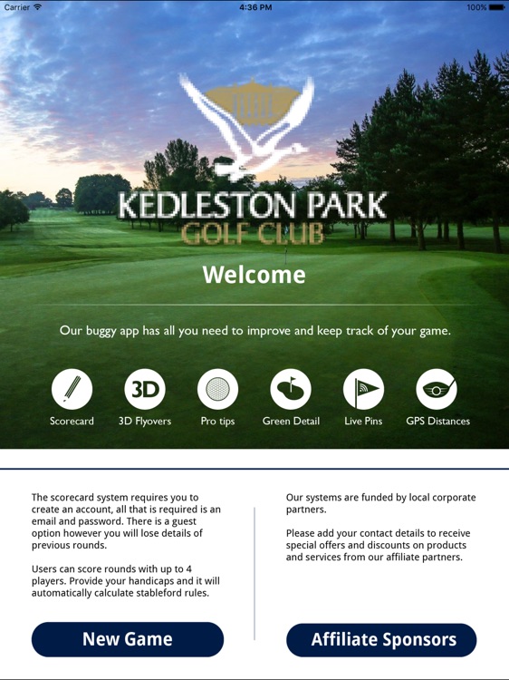 Kedleston Park Golf Club - Buggy