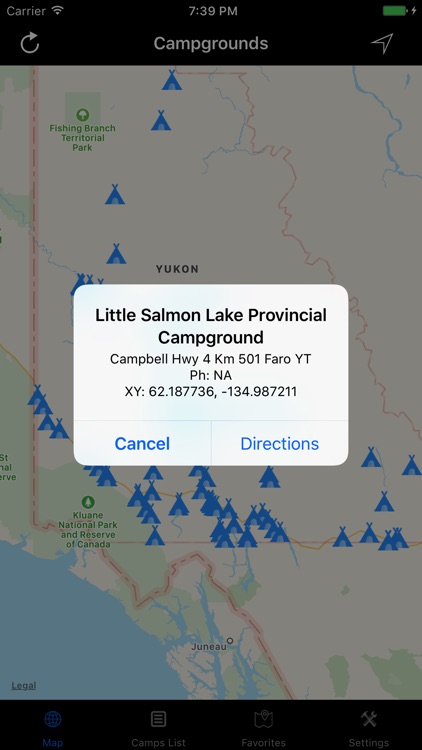 Yukon – Campgrounds & RV Parks