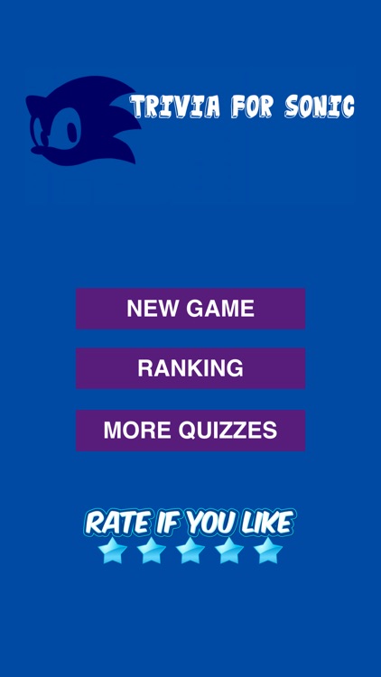 Trivia for Sonic The Hedgehog - Free Fun Quiz