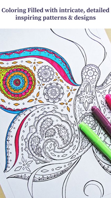How to cancel & delete Coloring Book For Adults - Stress Relief Therapy from iphone & ipad 4