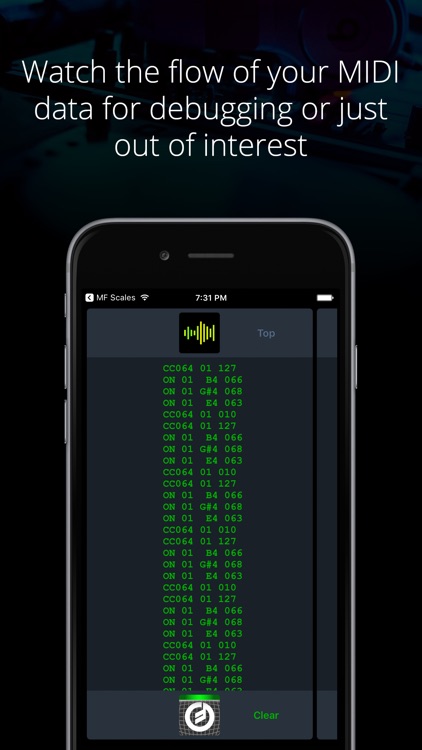 Midiflow Monitor (Audiobus)