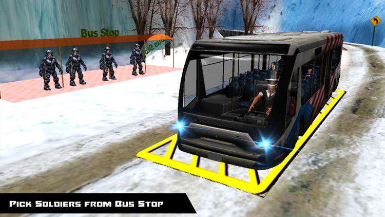 Army Training School Bus Transport Driver 3D Sim