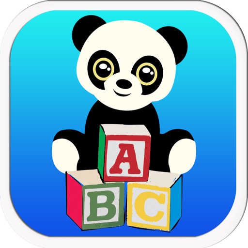 Panda Family Alphabet ABC Letter A to Z Tracing Icon