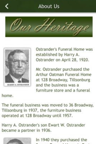 Ostrander's Funeral Home screenshot 4
