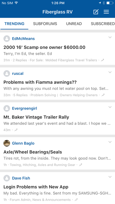 Fiberglass RV Owners Community screenshot 3