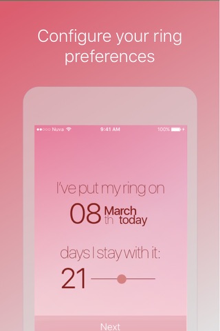 Contraceptive Ring Tracker screenshot 4