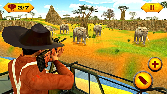 Elephant hunter  wild animals hunting simulator