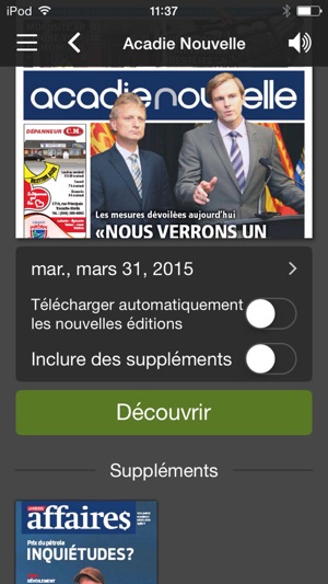 Acadie Nouvelle - Numérique(圖2)-速報App