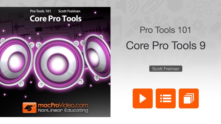 Course For Pro Tools 101 - Core Pro Tools 9