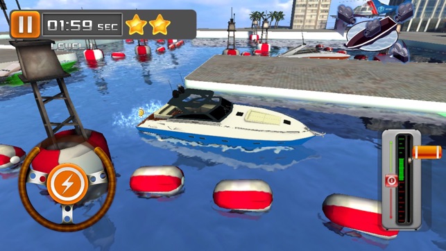 3D 船停車和駕駛遊戲免費 - Yacht Boat Parking Game(圖4)-速報App