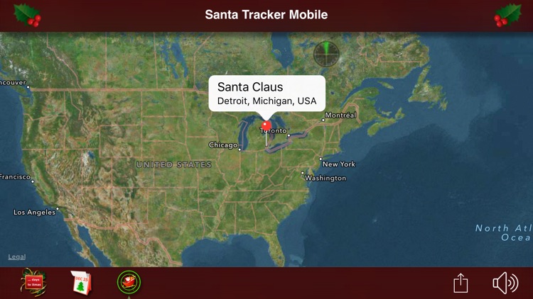 Santa Tracker Mobile (incl Countdown to Christmas)