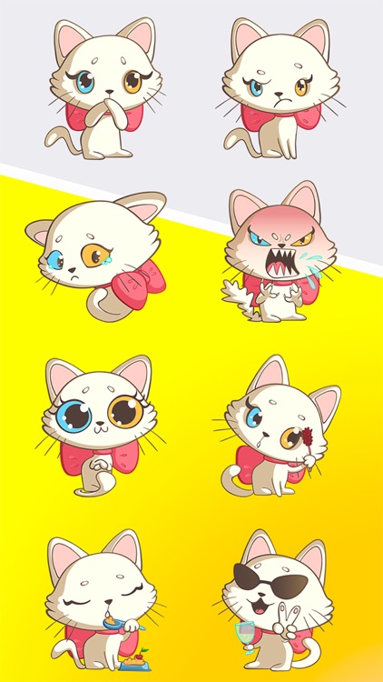 Nika The Cat Stickers Pack 1