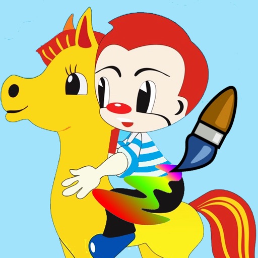 Coloring Book For Kids Games Pony Horse Version icon